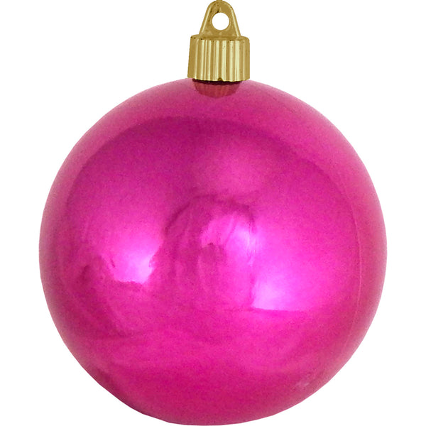 4" (100mm) Commercial Shatterproof Ball Ornament, Shiny Tutti Frutti, 4 per Bag, 12 Bags per Case, 48 Pieces