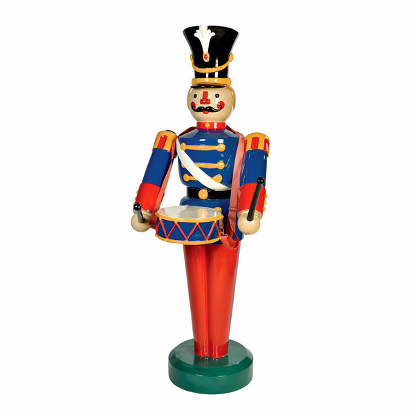 Blue and Red Toy Soldier with Blue Drum