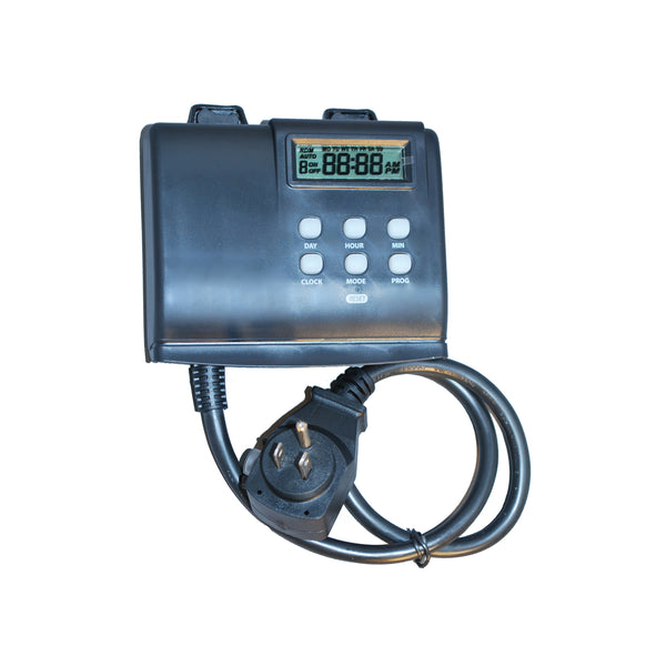 Black Digital 15AMP Timer (12 per case)